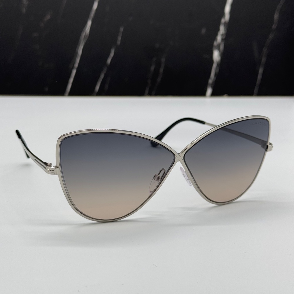 NEW TOM FORD TF569 16B WOMEN BUTTERFLY SUNGLASSES TOM FORD ELISE-02 FT0569/S 16B - Picture 8 of 11